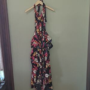 Free People Floral Halter Neck Dress CD